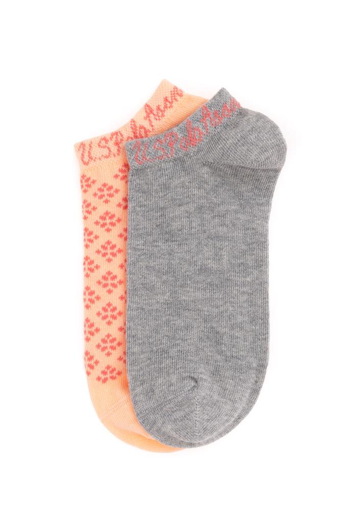 Kadın Somon 2'li Patik Çorap
