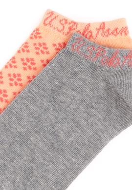 Kadın Somon 2'li Patik Çorap - 50299027002