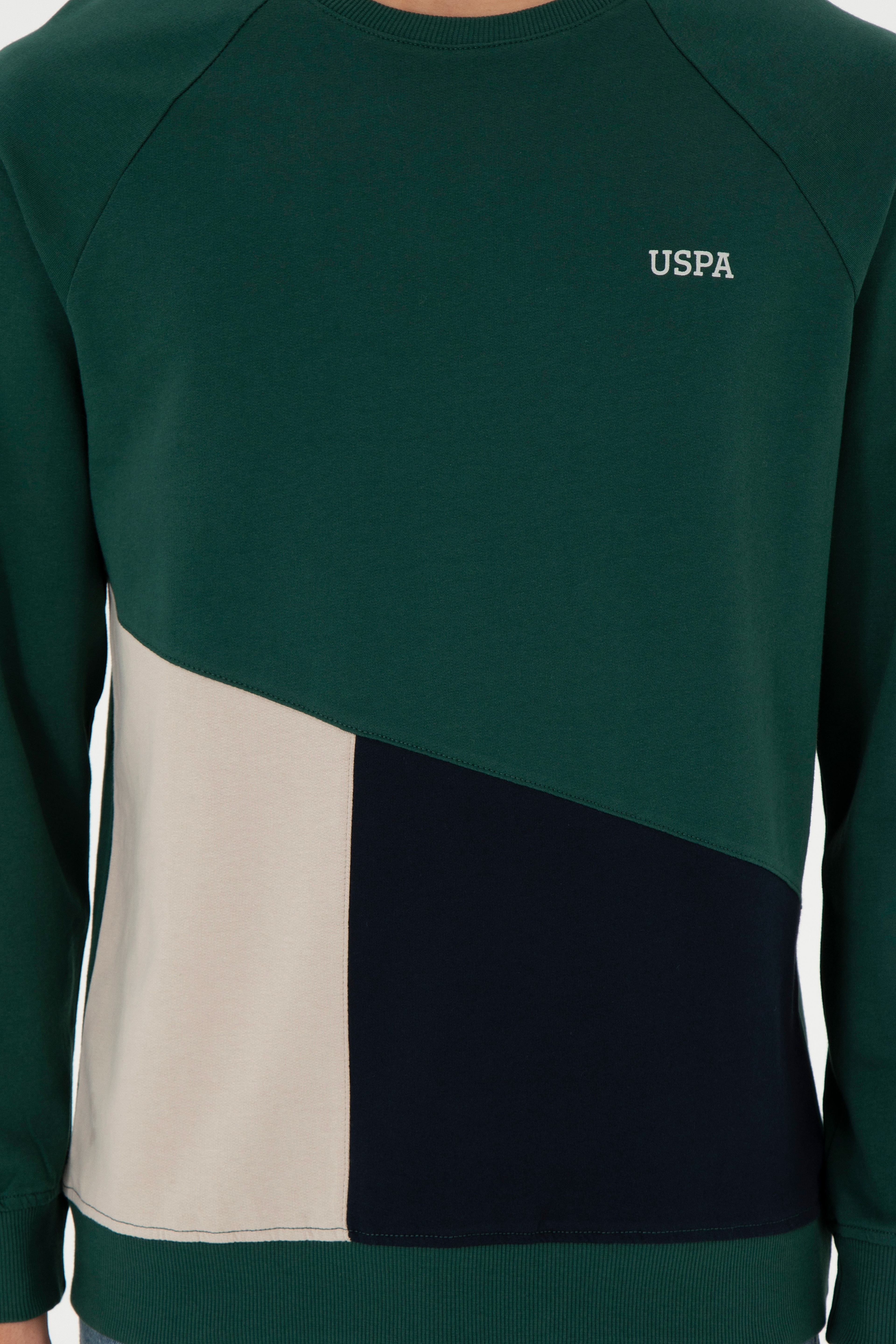 Erkek Koyu Yeşil Sweatshirt