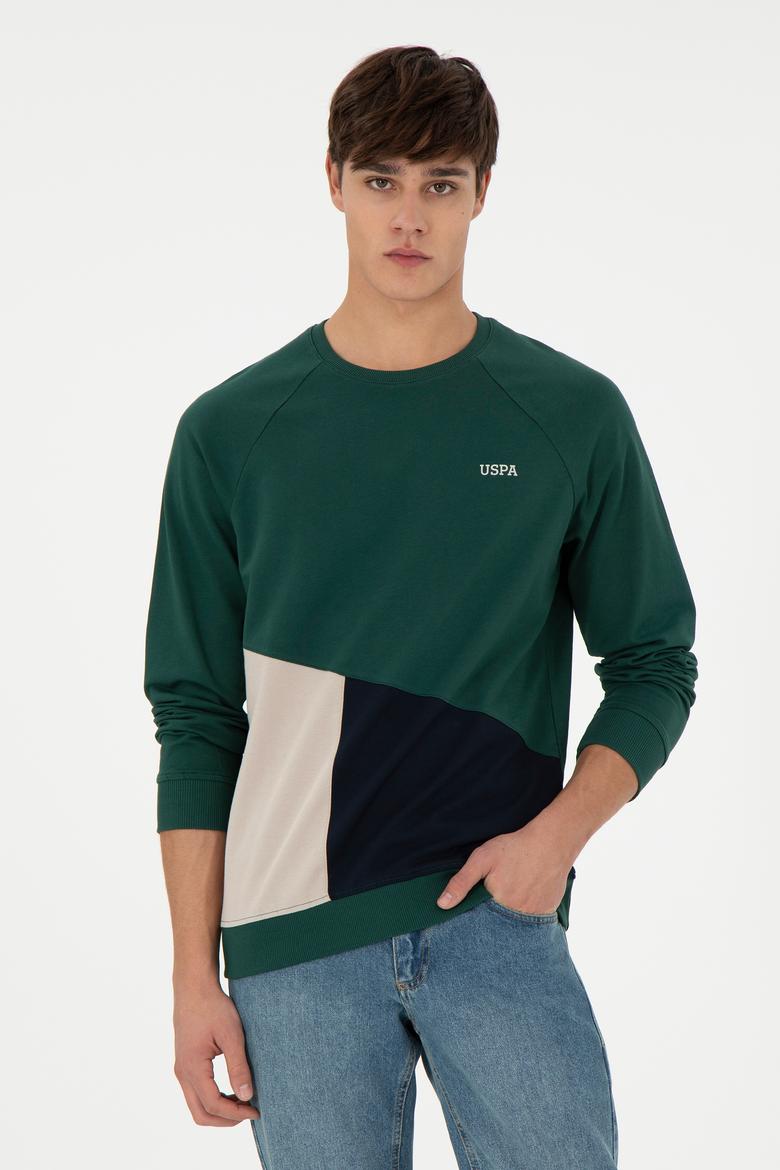 Erkek Koyu Yeşil Sweatshirt