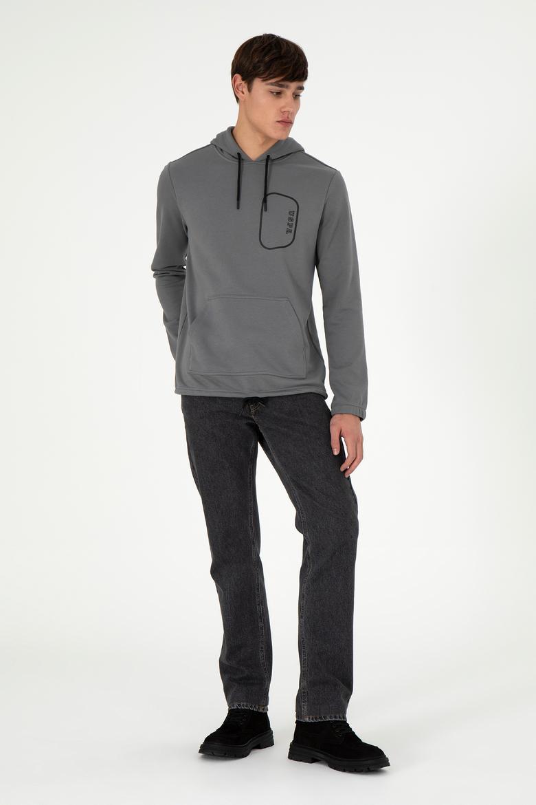 Erkek Gri Sweatshirt - 50293310029