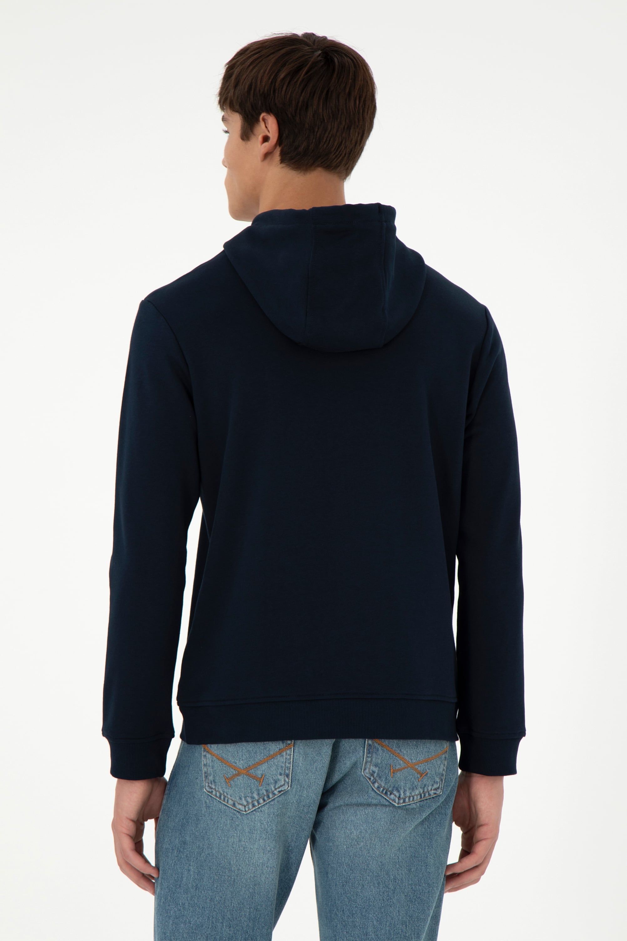 Erkek Lacivert Sweatshirt