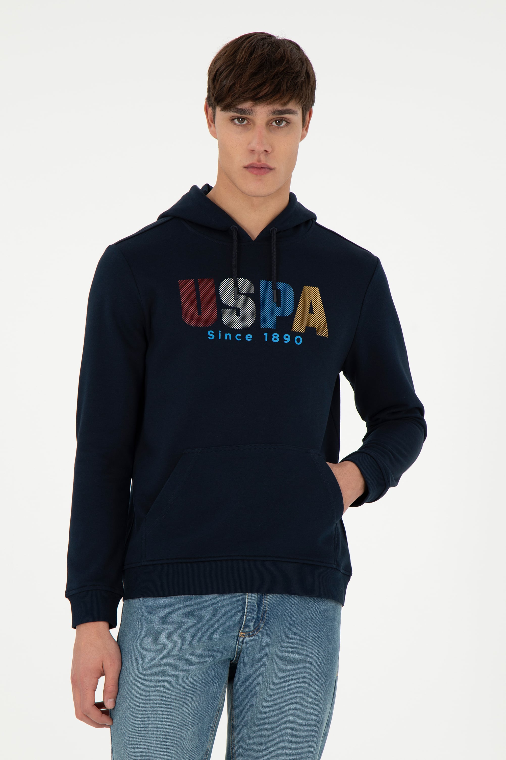 Erkek Lacivert Sweatshirt - Image 1
