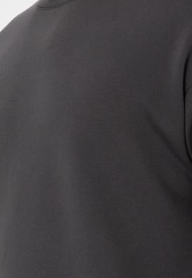 Erkek Comfort Fit Bisiklet Yaka Antrasit Sweatshirt - 50293438006