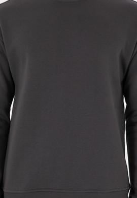 Erkek Comfort Fit Bisiklet Yaka Antrasit Sweatshirt - 50293438006