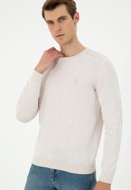 Erkek Taş Melanj Basic Kazak - 50294740001