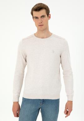 Erkek Taş Melanj Basic Kazak - 50294740001