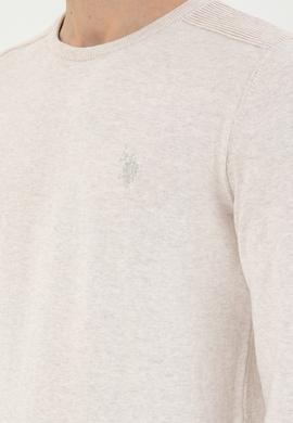 Erkek Taş Melanj Basic Kazak - 50294740001