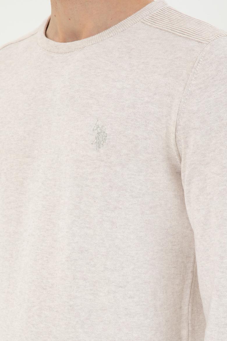 Erkek Taş Melanj Basic Kazak - 50294740001