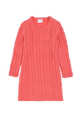 Kız Çocuk Nar Çiçeği Triko Elbise - 50293093013