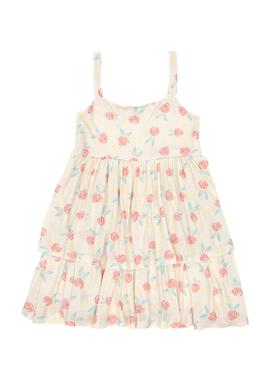 Kız Çocuk Ekru Örme Elbise - 50289160009