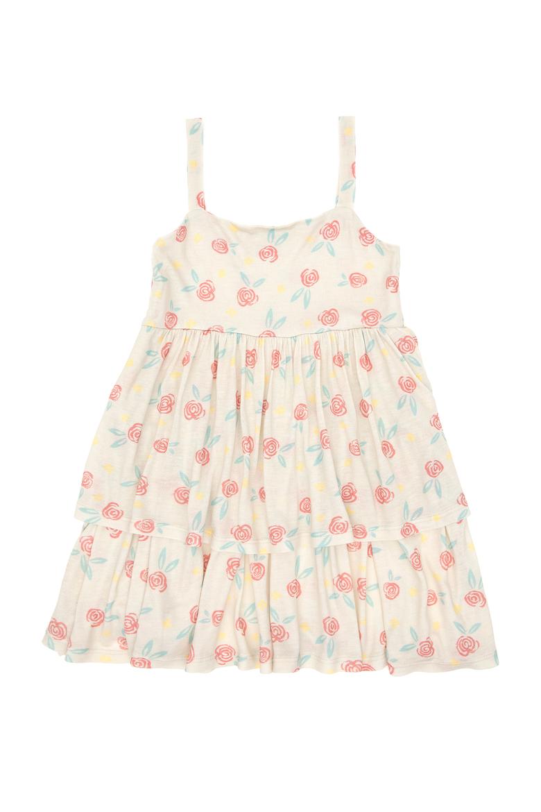 Kız Çocuk Ekru Örme Elbise - 50289160009