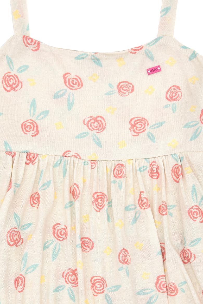 Kız Çocuk Ekru Örme Elbise - 50289160009