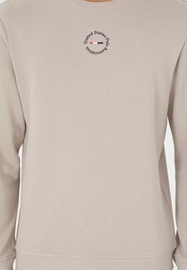 Erkek Regular Fit Bisiklet Yaka Taş Sweatshirt - 50293436079