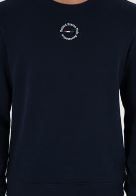 Erkek Regular Fit Bisiklet Yaka Lacivert Sweatshirt - 50293436019