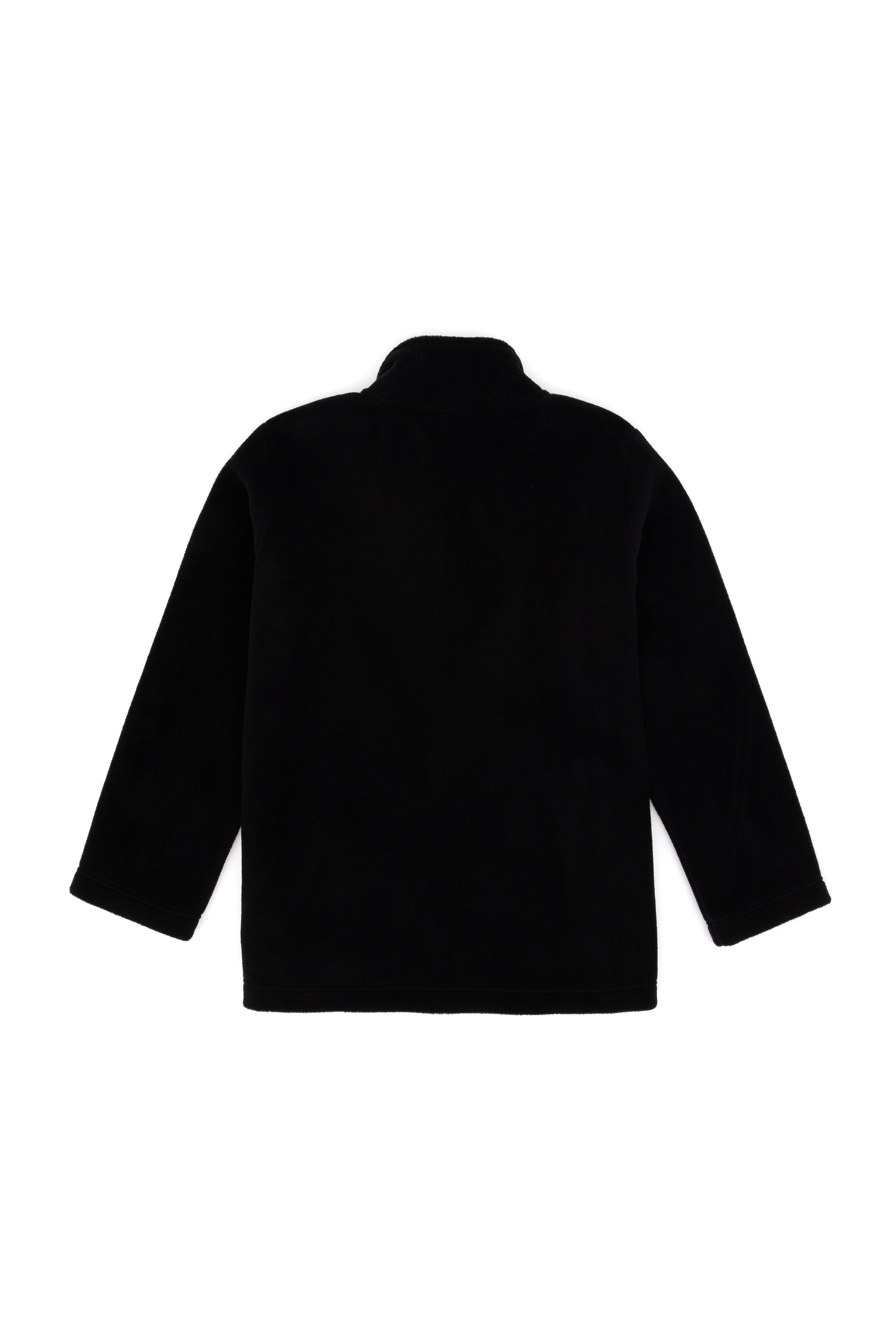 Erkek Çocuk Siyah Fermuarlı Polar Sweatshirt - Image 2