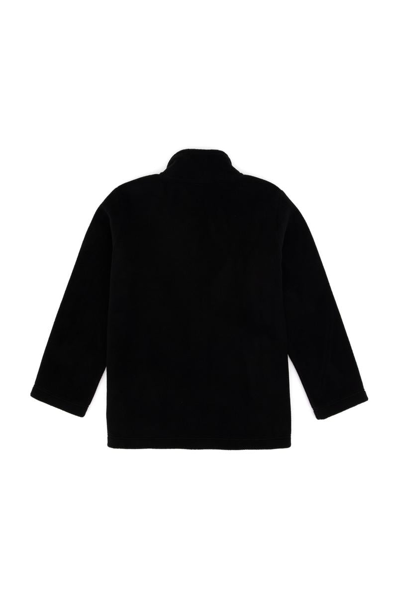 Erkek Çocuk Siyah Fermuarlı Polar Sweatshirt
