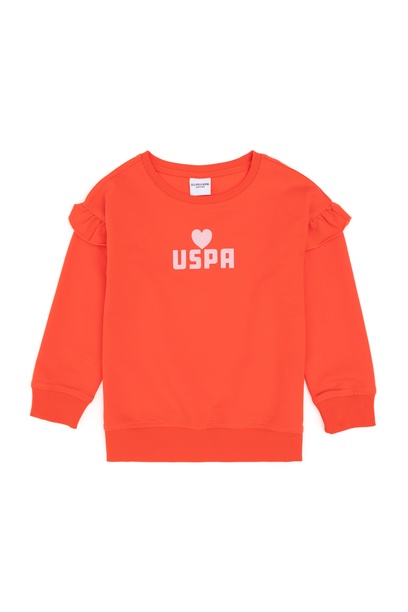 Kız Çocuk Nar Çiçeği Sweatshirt