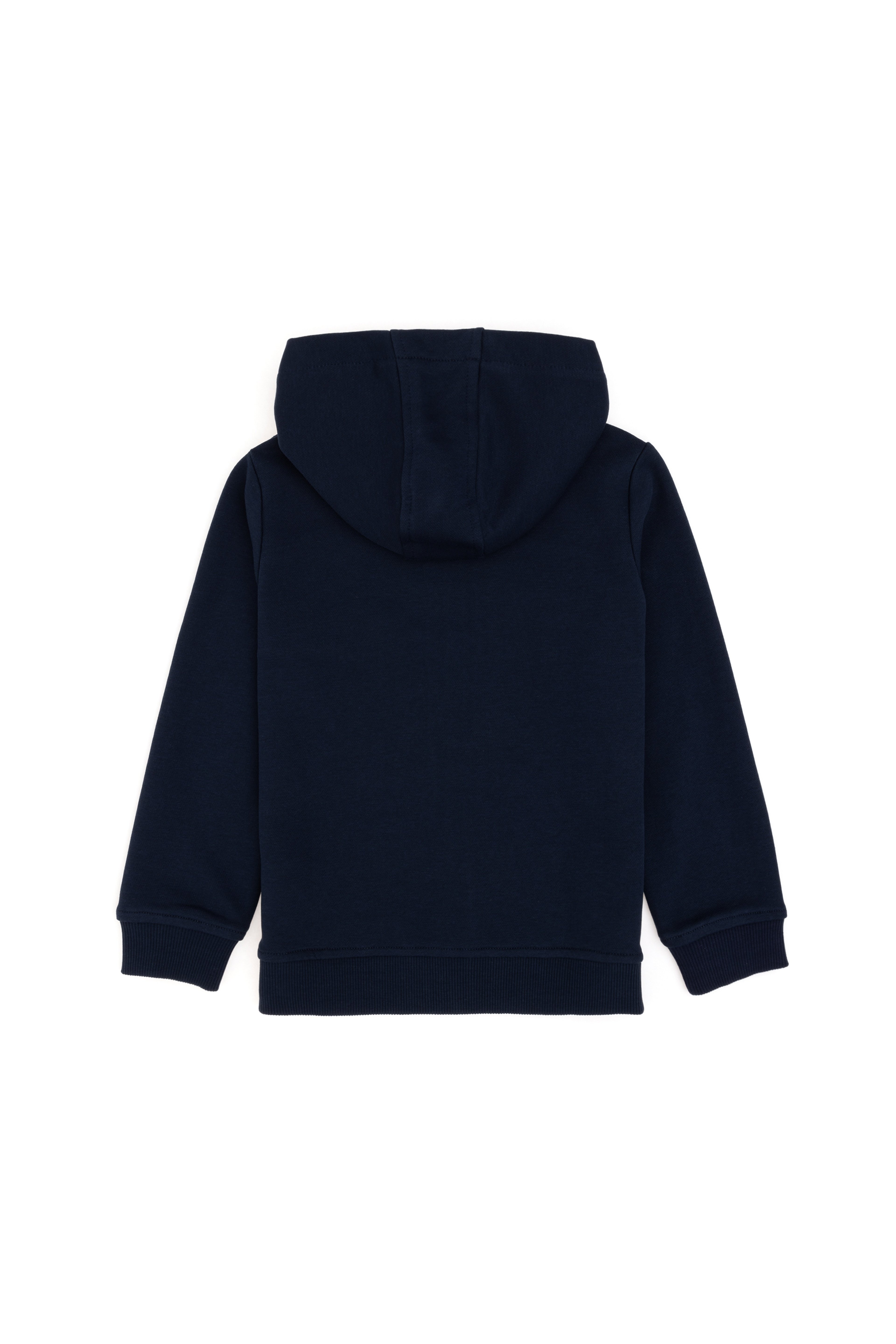 Erkek Çocuk Fermuarlı Kapüşonlu Lacivert Sweatshirt - Image 2