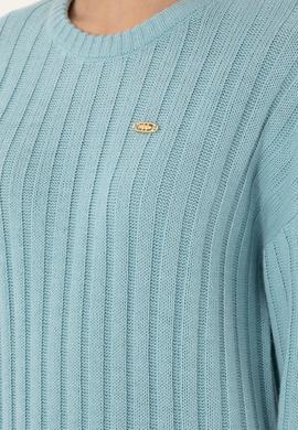 Kadın Su Yeşili Bisiklet Yaka Kazak - 50297092026