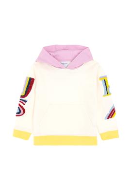 Kız Çocuk Krem Kapüşonlu Sweatshirt - 50298167002