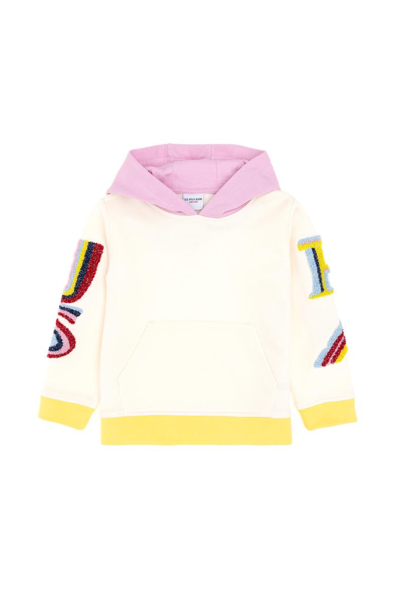 Kız Çocuk Krem Kapüşonlu Sweatshirt - 50298167002