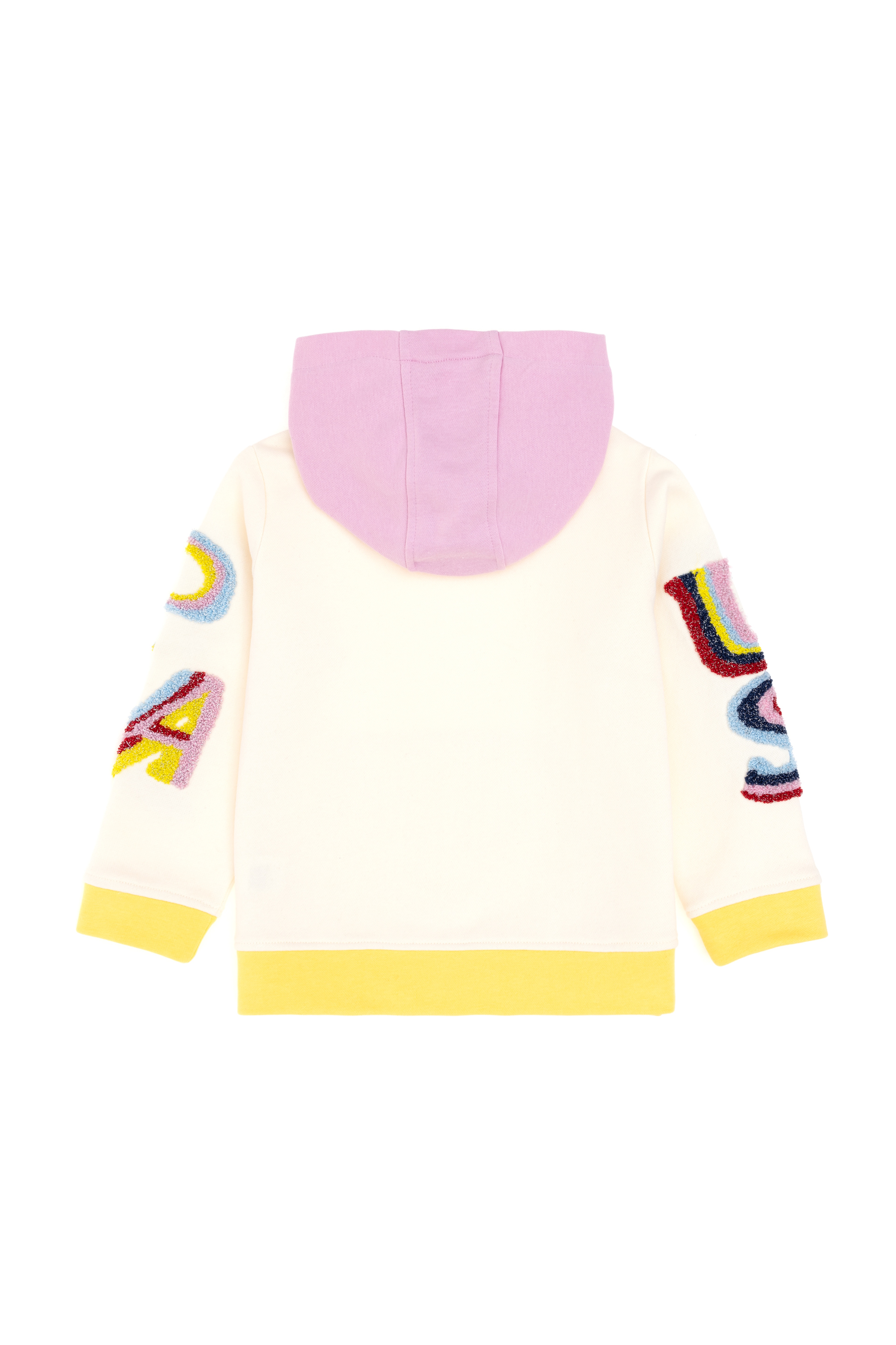 Kız Çocuk Krem Kapüşonlu Sweatshirt - Image 5