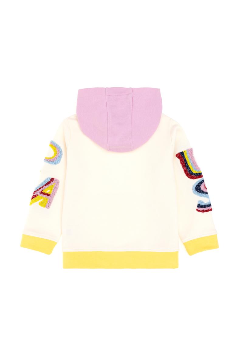 Kız Çocuk Krem Kapüşonlu Sweatshirt - 50298167002