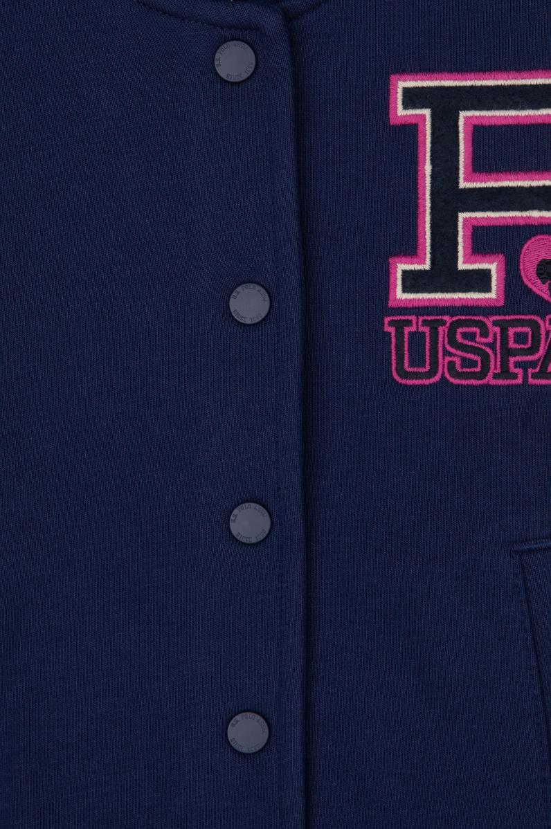 Kız Çocuk Lacivert Bomber Kolej Ceket