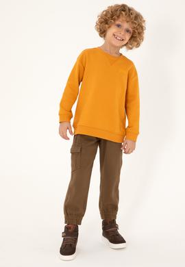 Erkek Çocuk Haki Kanvas Pantolon - 50298581011