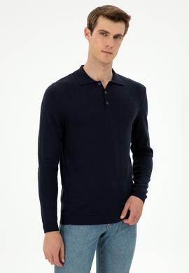 Erkek Lacivert Basic Kazak - 50294739019