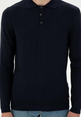 Erkek Lacivert Basic Kazak - 50294739019