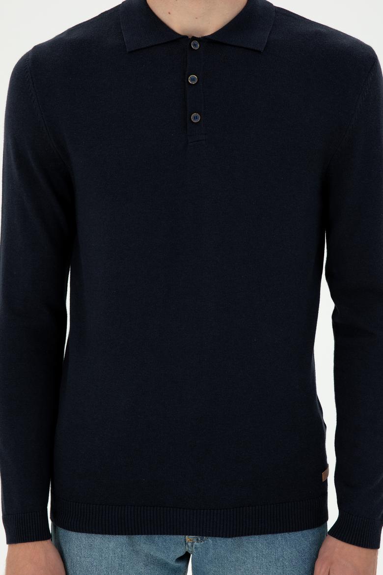 Erkek Lacivert Basic Kazak - 50294739019