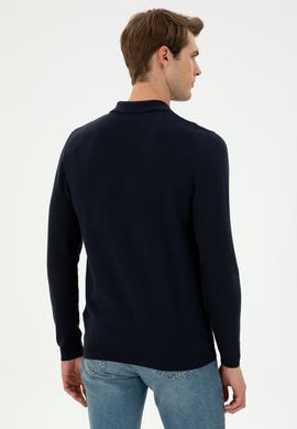 Erkek Lacivert Basic Kazak - 50294739019