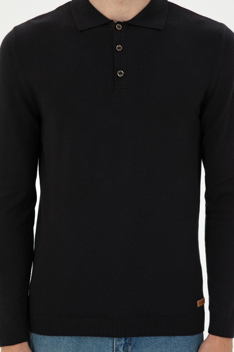 Erkek Siyah Basic Kazak - 50294739001