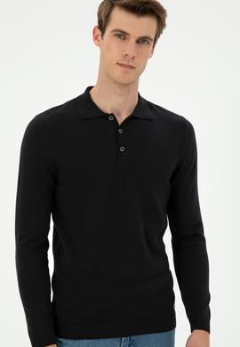 Erkek Siyah Basic Kazak - 50294739001