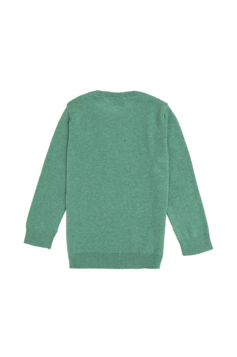 Kız Çocuk Mint Bisiklet Yaka Basic Kazak