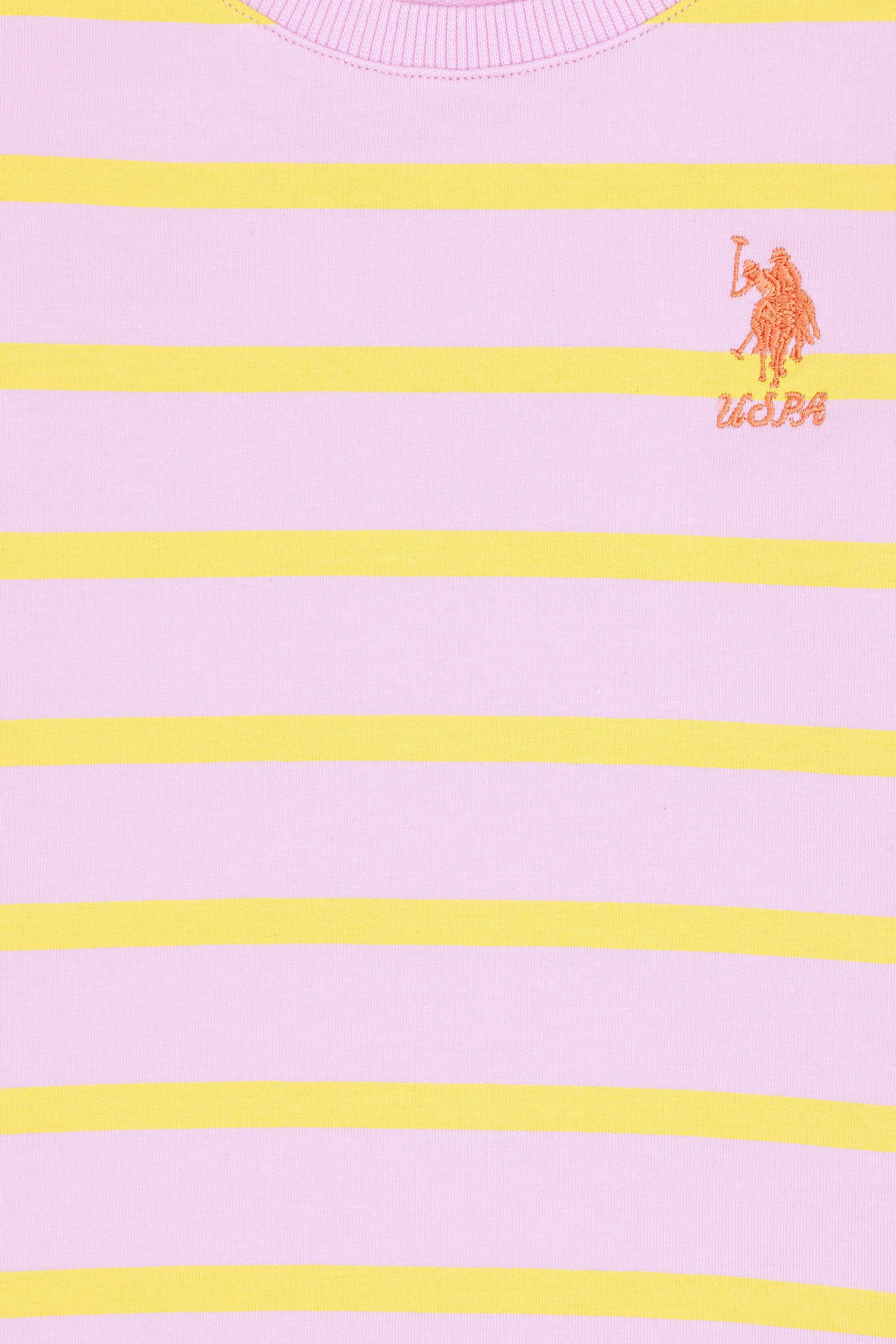 Kız Çocuk Pembe Bisiklet Yaka Sweatshirt - Image 5