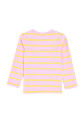 Kız Çocuk Pembe Bisiklet Yaka Sweatshirt - 50296376028