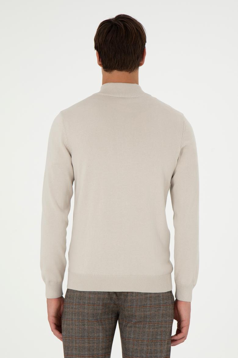 Erkek Taş Basic Triko Hırka - 50298268033