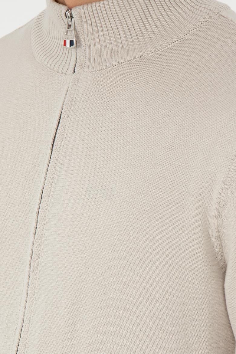 Erkek Taş Basic Triko Hırka - 50298268033