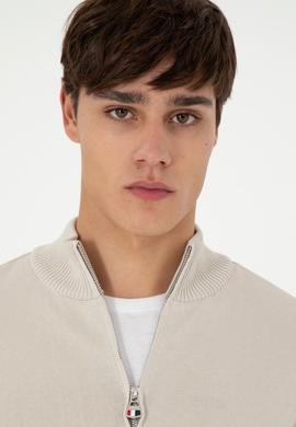 Erkek Taş Basic Triko Hırka - 50298268033