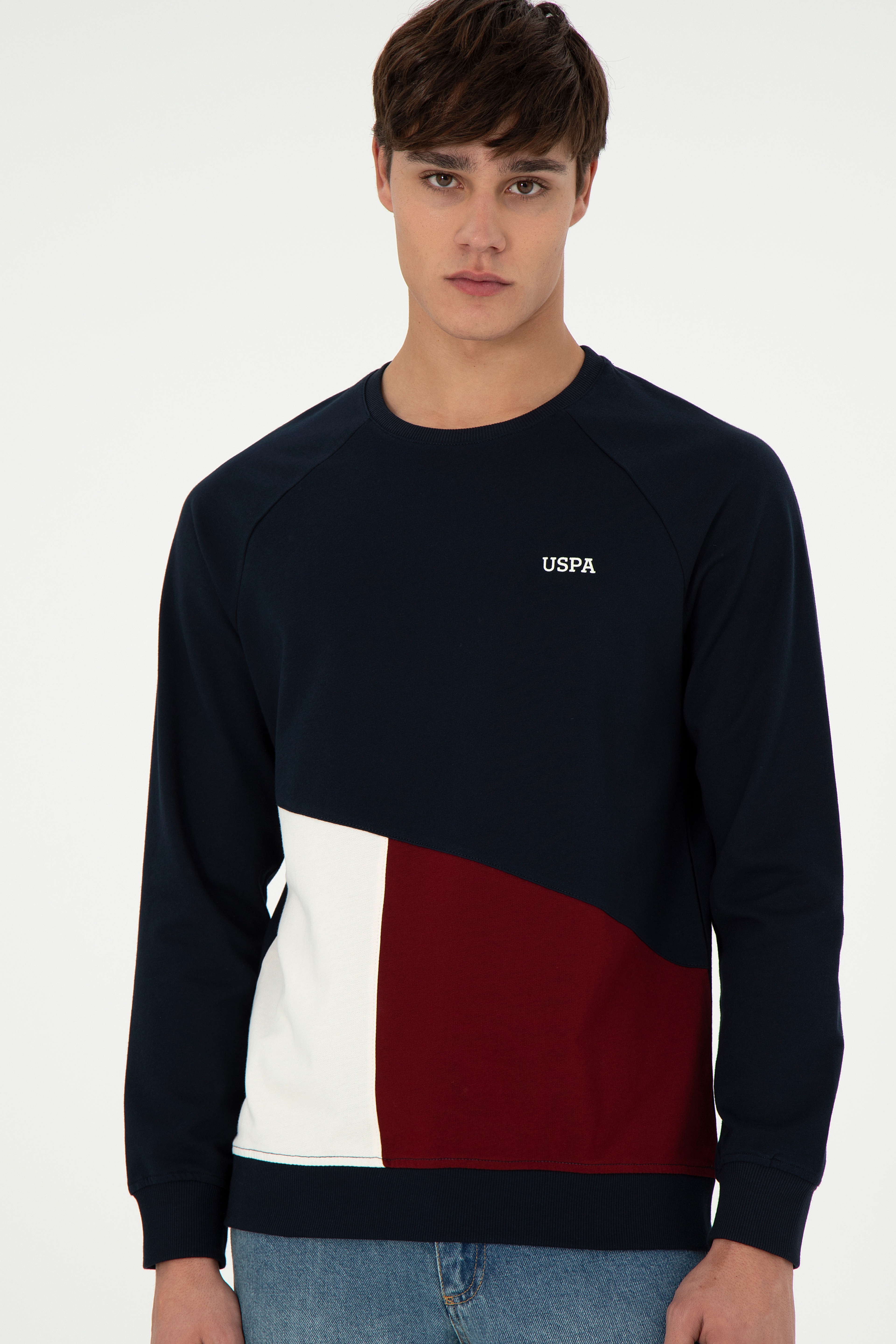 Erkek Lacivert Sweatshirt - Image 3