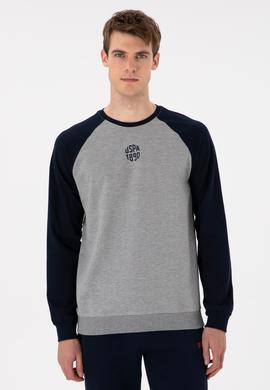 Erkek Gri Melanj Sweatshirt - 50293455079