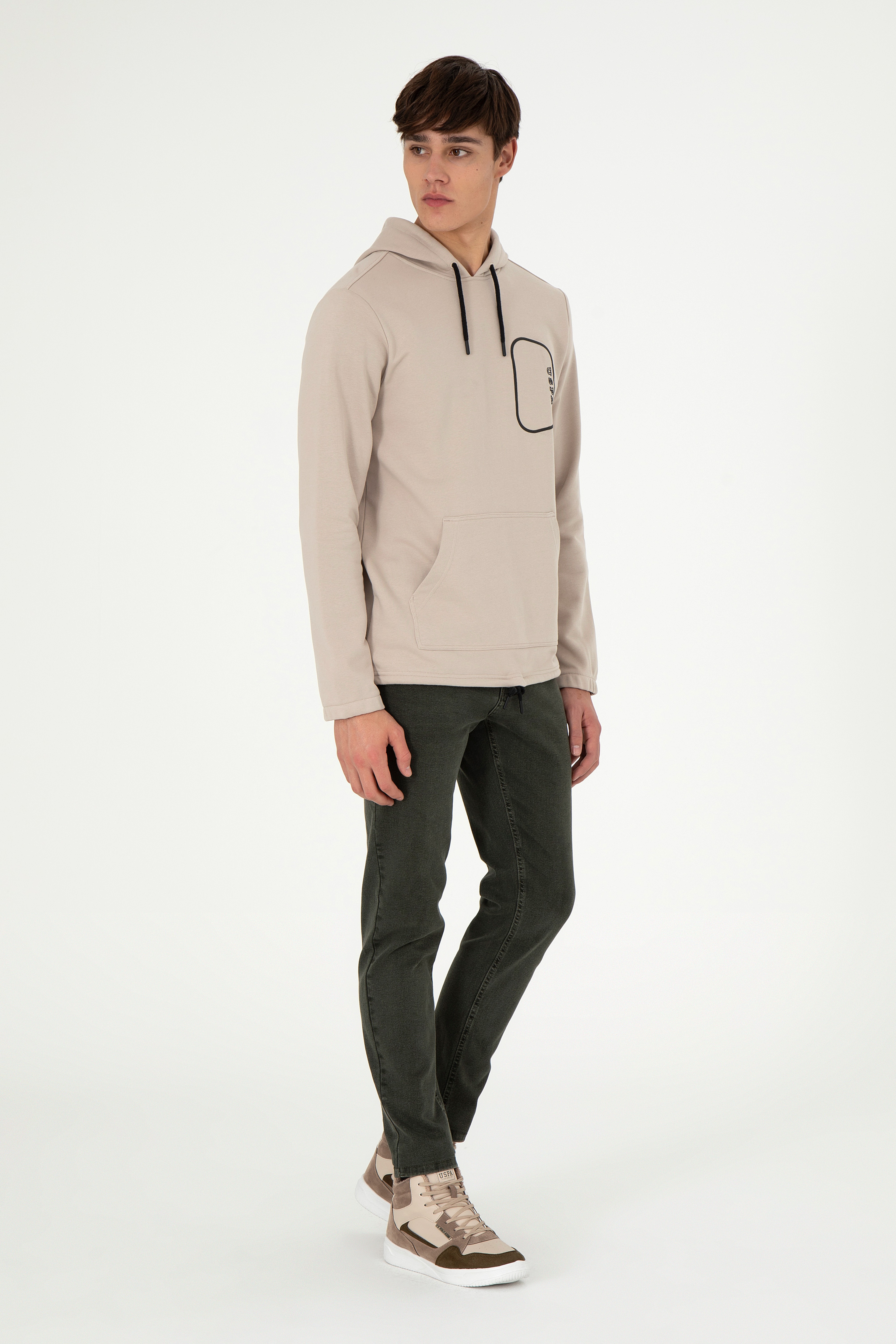 Erkek Taş Sweatshirt