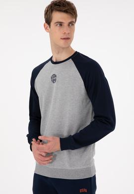 Erkek Gri Melanj Sweatshirt - 50293455079
