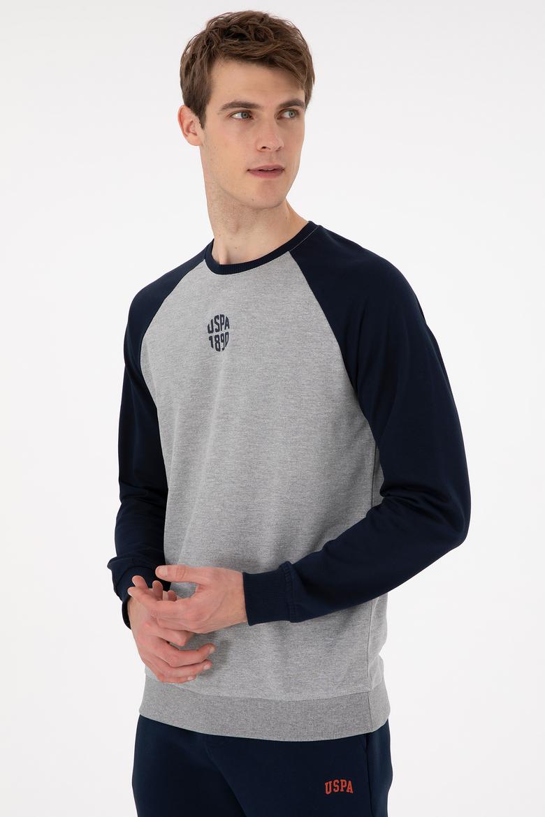Erkek Gri Melanj Sweatshirt - 50293455079