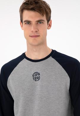 Erkek Gri Melanj Sweatshirt - 50293455079