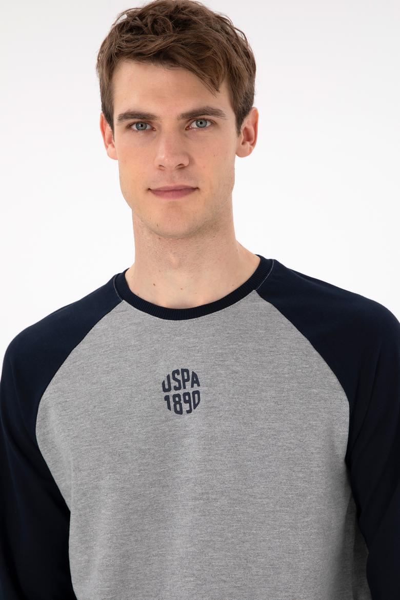 Erkek Gri Melanj Sweatshirt - 50293455079