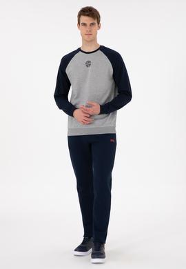 Erkek Gri Melanj Sweatshirt - 50293455079